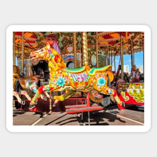 Carousel Horses Sticker